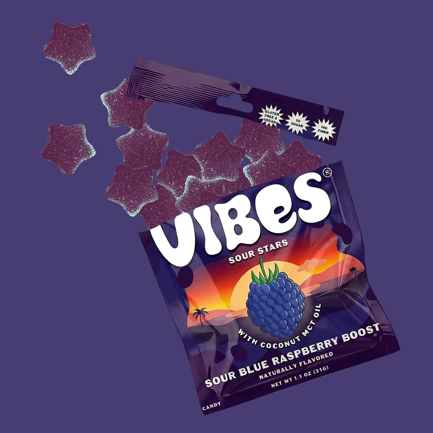 SOUR BLUE RASPBERRY - Box of 6