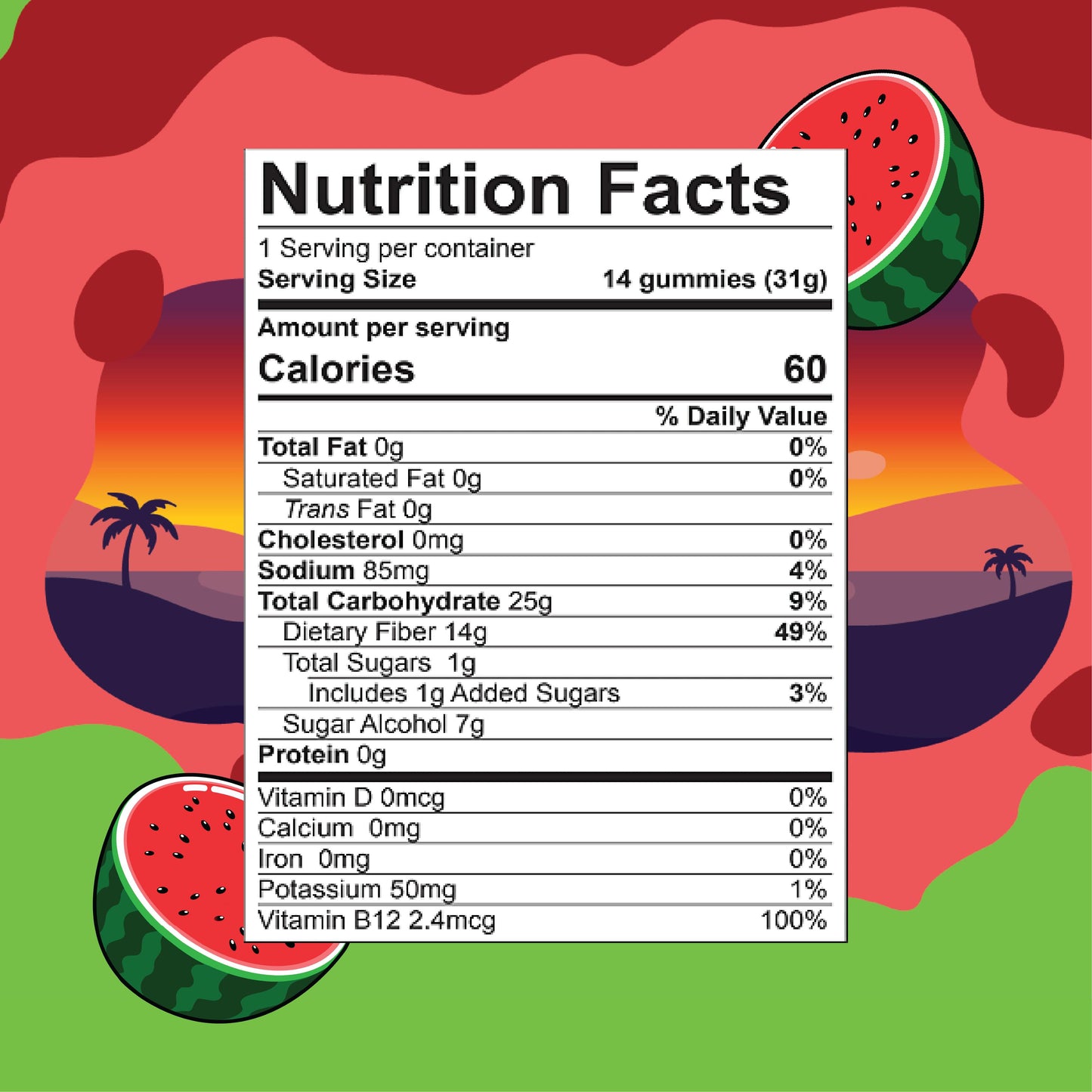 SOUR WATERMELON CHILL - Box of 6