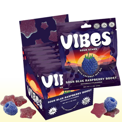 SOUR BLUE RASPBERRY - Box of 6